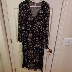 Witchy Floral Maxi Dress